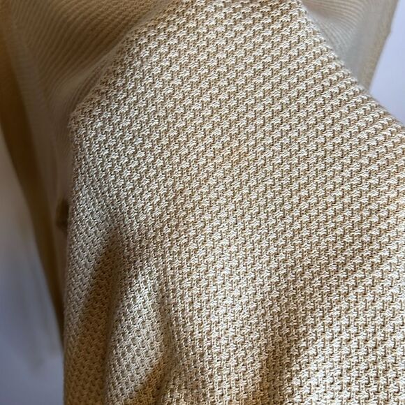 Bachrach Mens Beige Silk Blend Crewneck Knit Sweater Size Large - Picture 2 of 10